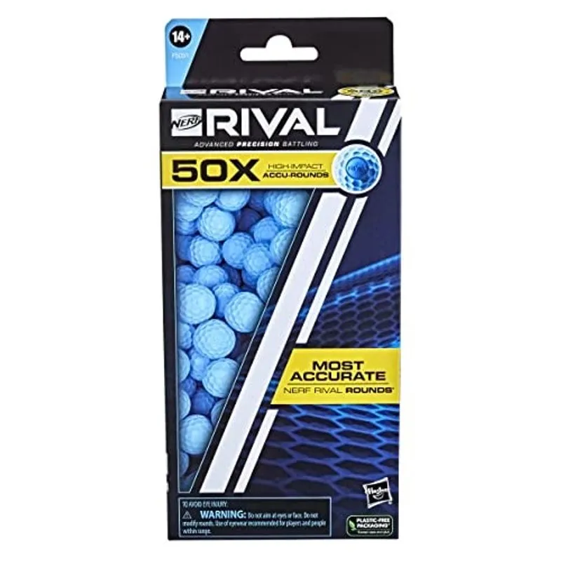 Recarga de 50 rodadas precisas Accu-Round para nerf Rival