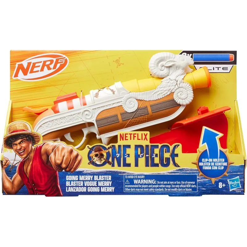 Lancador de Dardos - Nerf - One Piece - Going Marry - HASBRO