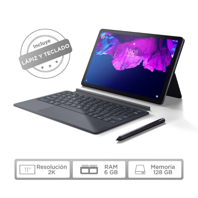 Tablet LENOVO 11 Pulgadas P11 Wifi 128 GB 6 GB Gris