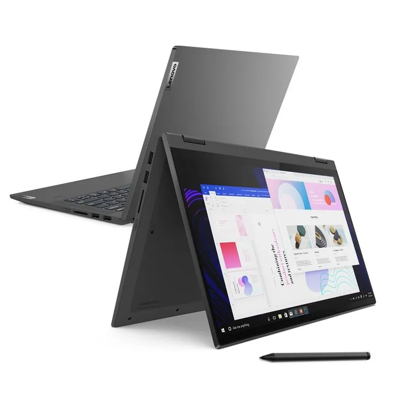 Notebook Lenovo IdeaPad Flex 5i i7-1165G7 8GB 256GB SSD W10 14' FHD WVA Placa Vídeo Intel Iris® Xe