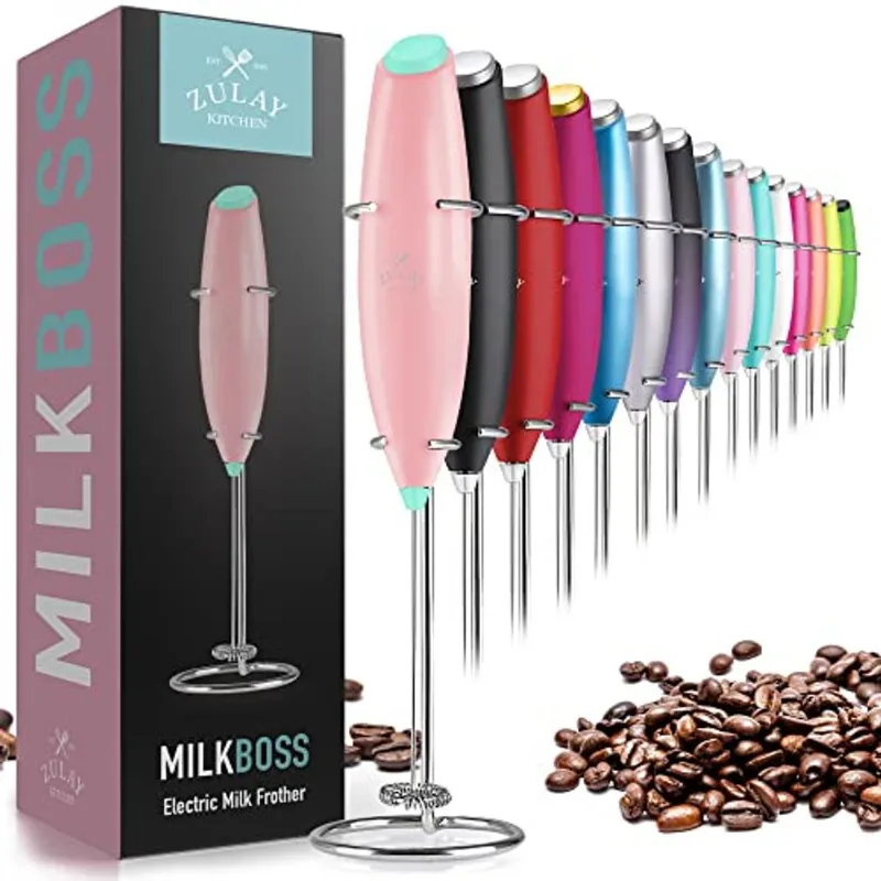 Zulay Original Milk Frother Fabricante De Espuma Portátil Para Lattes