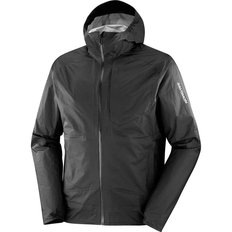 Jaqueta Salomon Bonatti Waterproof ii Impermeável Corta Vento Masculina Preto