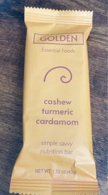 cashew tumeric cardamom bar