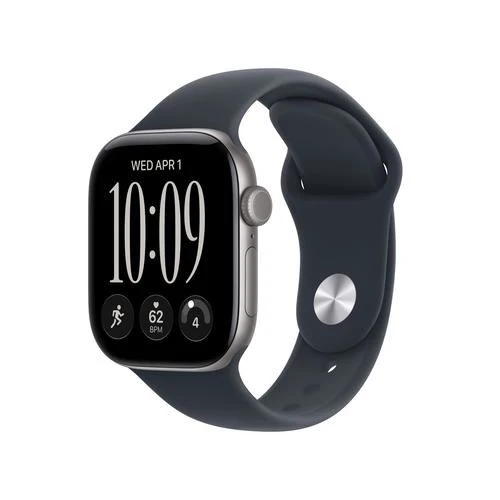 Apple Watch Series 12 Cellular - 42mm - Alumínio Cinzento Sideral | Sport Band - Azul Navy - M/L
