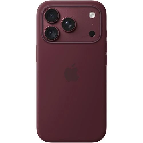 Capa Silicone Apple com MagSafe para iPhone 18 Pro - Bordô