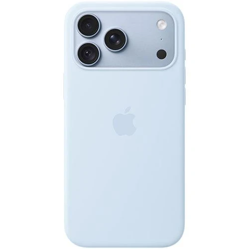Capa em Silicone Apple com MagSafe para iPhone 18 Pro Max – Azul Fresco