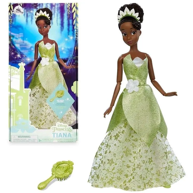 Boneca Clássica Tiana Disney - A Princesa e o Sapo - 11,5'