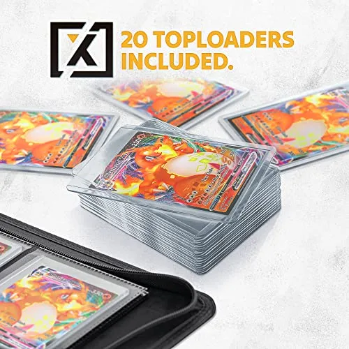 Fichário X Pro Toploader Suporta 252 Toploaders 20 Carga Superior Fichário X Pro Toploader Suporta 252 Toploaders 20 Carga Superior