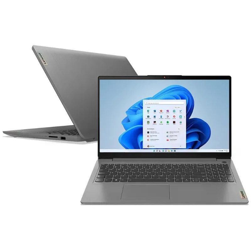 Notebook Lenovo IdeaPad 3i i5-1135G7, 8GB, 512GB ssd, Placa de Vídeo Intel Iris Xe, Windows 11, 15.6 82MD000WBR, lenovo lenovo