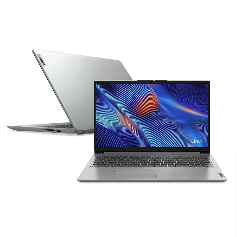 Notebook Lenovo IdeaPad 1i i3-1215U 4GB 128GB ssd Intel uhd Linux 15.6 82VYS01100 Cloud Grey