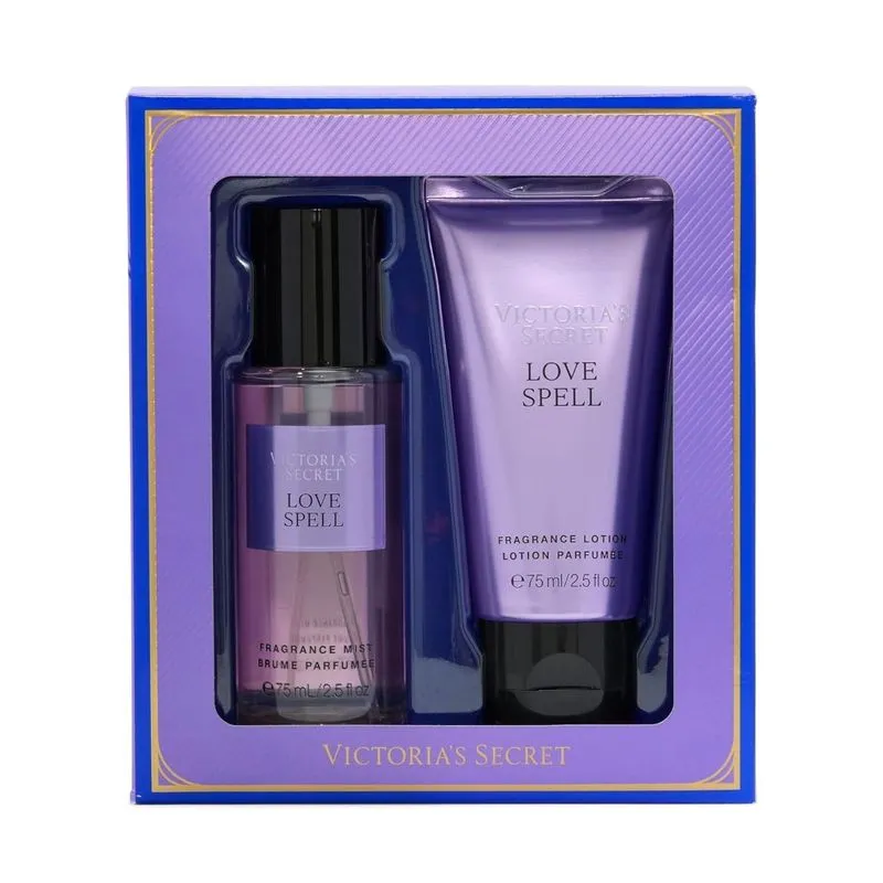 Victoria Secret Love Spell Loção E Fragrância Kit Viagem