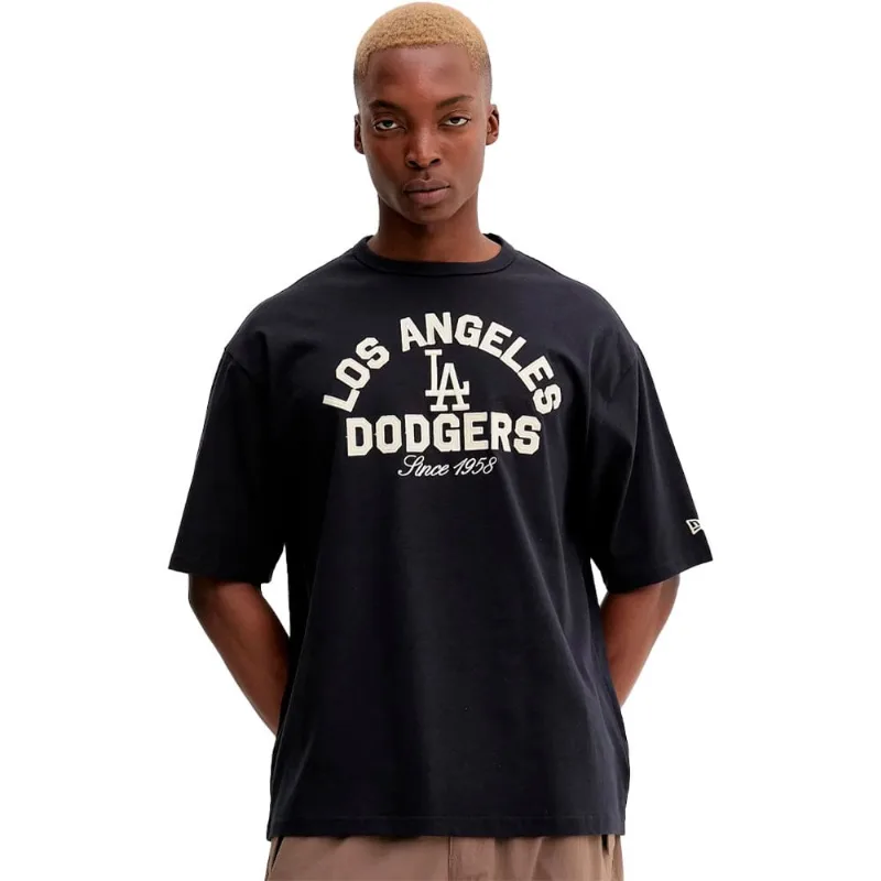 Camiseta New Era Oversized Los Angeles Dodgers Masculina G / Azul