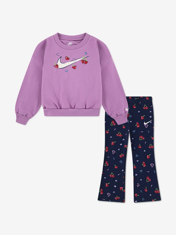 Nike Girls Sweatshirt and Legging Set in Navy Navy / 18 months