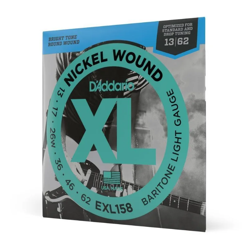Encordoamento Guitarra 13-62 D Addario Xl Nickel Exl158 [f035]