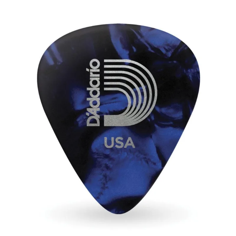 Palheta Celulóide Azul Perolada Média D Addario 1cbup4-10 [f035]
