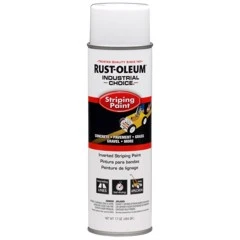 18OZ Industrial Choice S1600 System Inverted Striping Paint - White WHITE / 17OZ