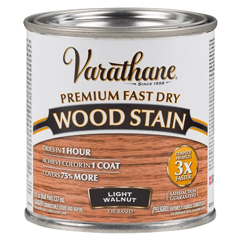 Half Pint Fast Dry - Stain Light Walnut LIGHT_WALNUT / HALF_PINT