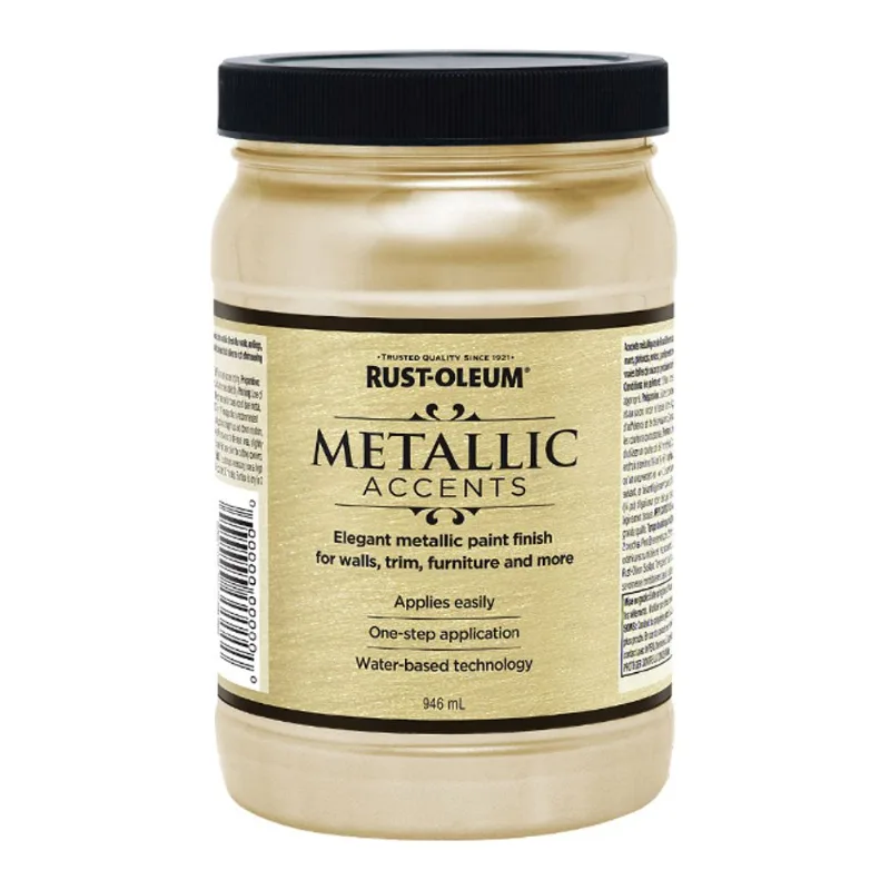 Rust-Oleum 946-ml Sea Shell Water-Based Metallic Accents Paint