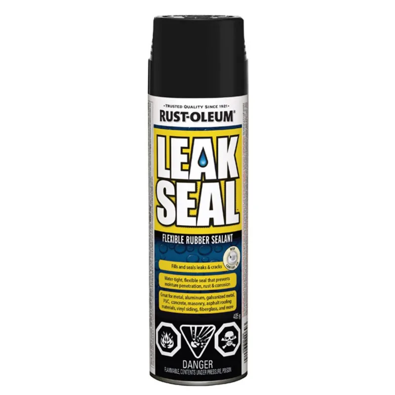 Rust-Oleum Leakseal 405-g Black Aerosol Flexible Rubber Sealant