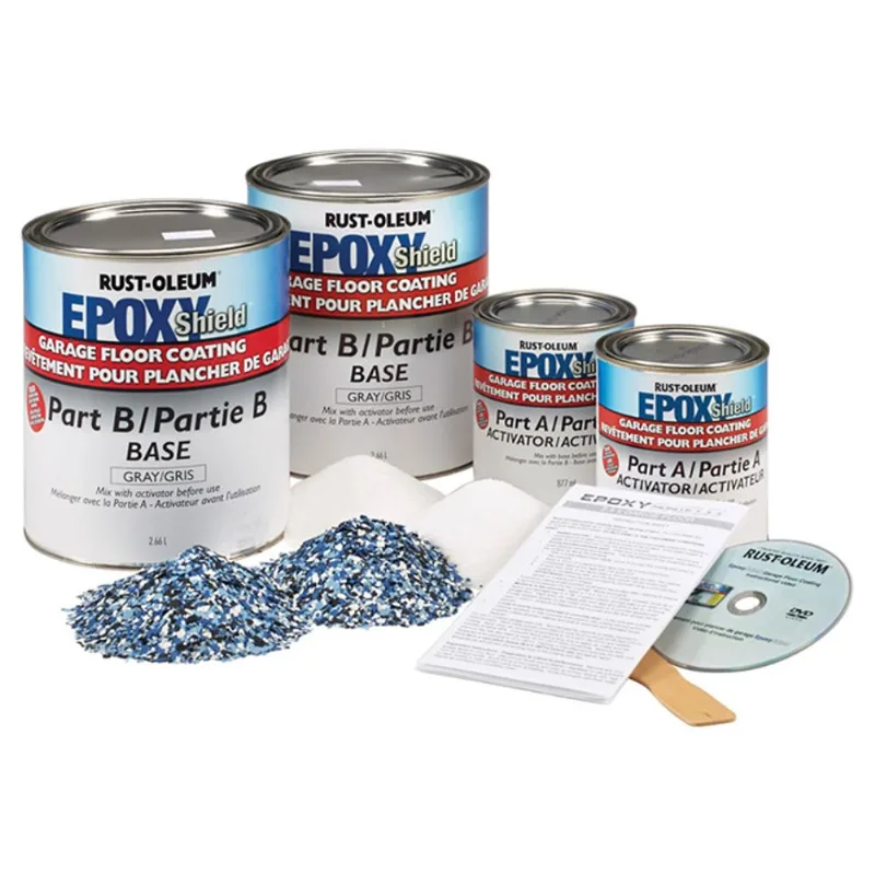 Rust-Oleum EpoxyShield 7.1-L Glossy Grey Garage Floor Coating Kit