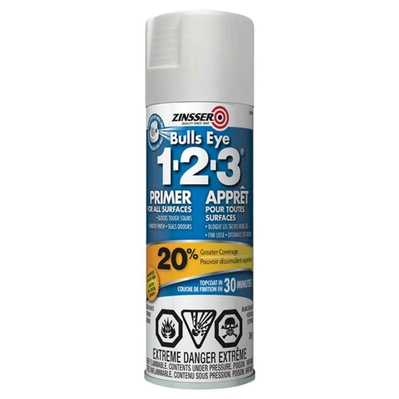 Bulls Eye 1-2-3 Interior/Exterior Primer White - 369 g