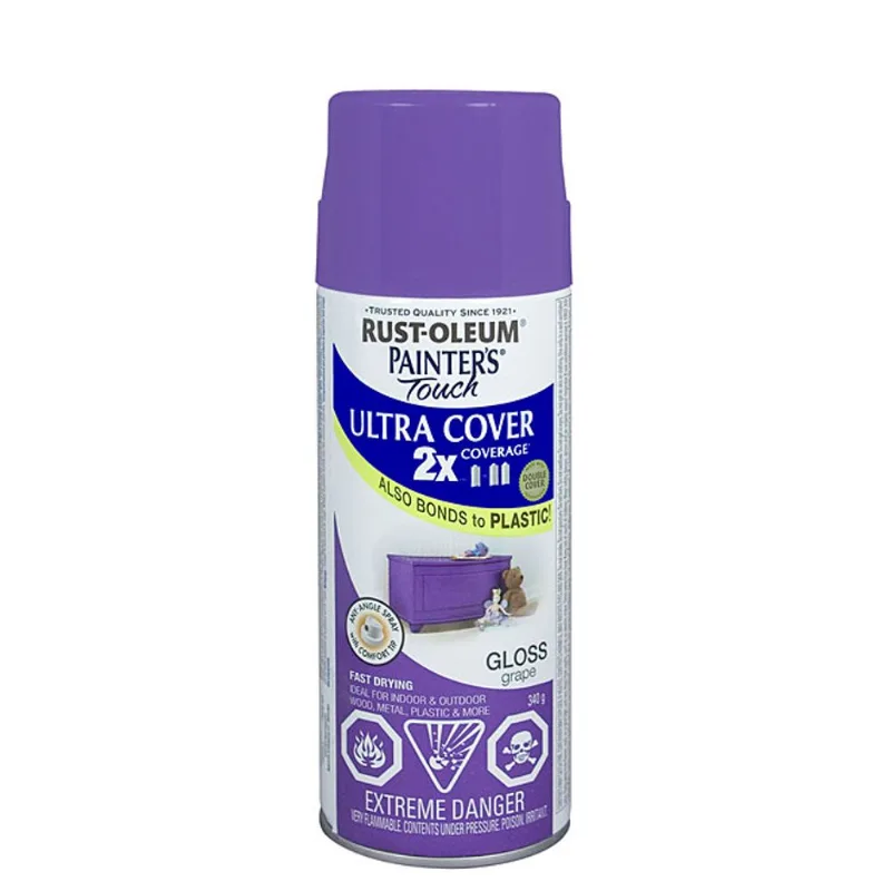 Ultra Cover 2X Spray Paint - Interior/Exterior - 340 g - Grape - Gloss