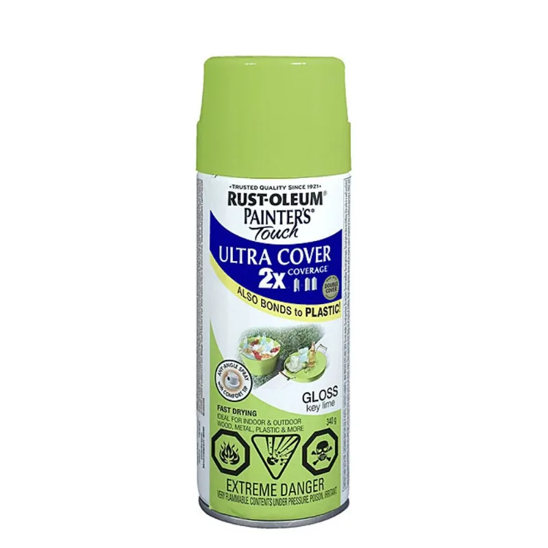 Ultra Cover 2X Spray Paint - Interior/Exterior - 340 g - Key Lime - Gloss