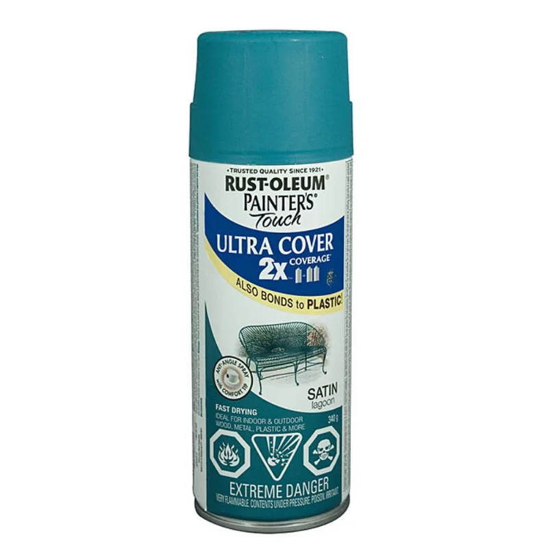 Ultra Cover 2X Spray Paint - Interior/Exterior - 340 g - Lagoon - Satin