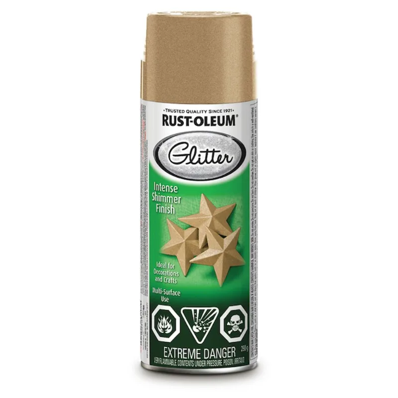 Rust-Oleum Gloss Finish Gold Glitter Spray Paint (10.26 oz)