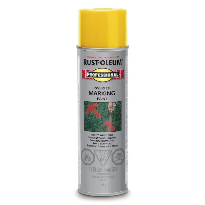 Rust-Oleum Inverted Marking Paint - Aerosol - 426 g - Yellow