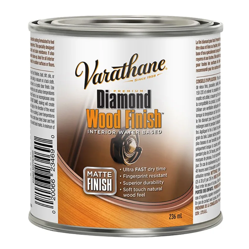 Interior Wood Varnish - Diamond Finish - Matte - 236 mL