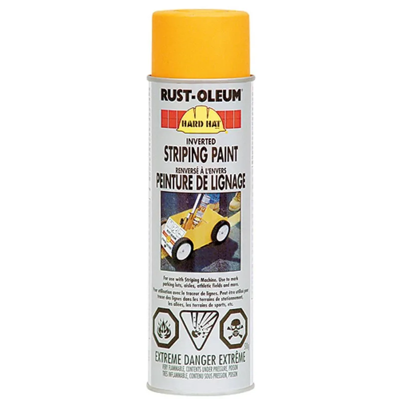 Rust-Oleum Inverted Striping Paint - Aerosol - 510 g - Yellow
