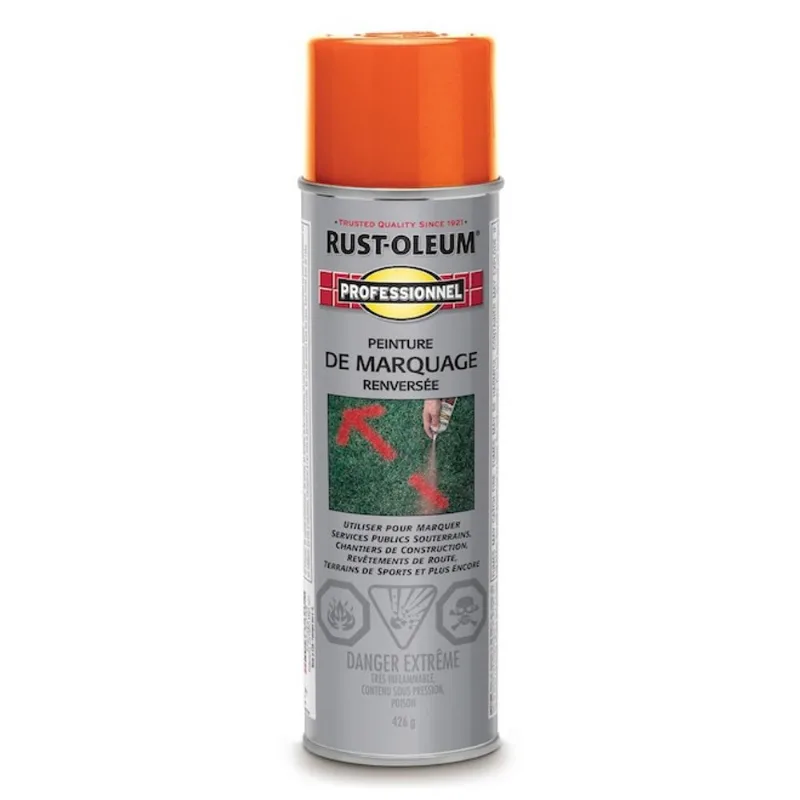 Rust-Oleum Spray 426G Inverted Marking Paint Red-Orange