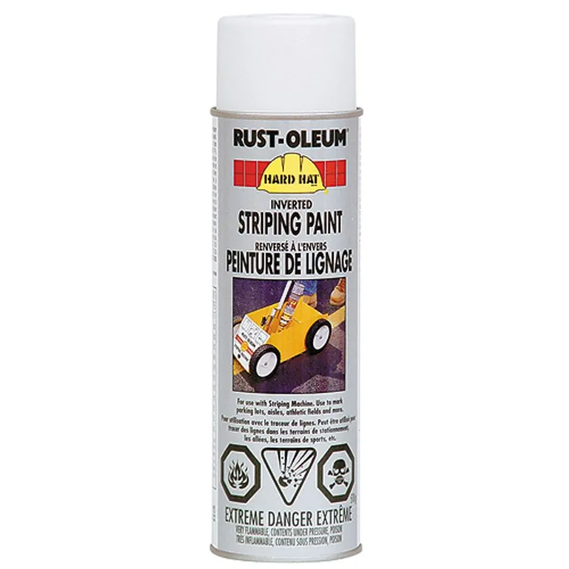 Rust-Oleum Inverted Striping Paint - Aerosol - 510 g - White