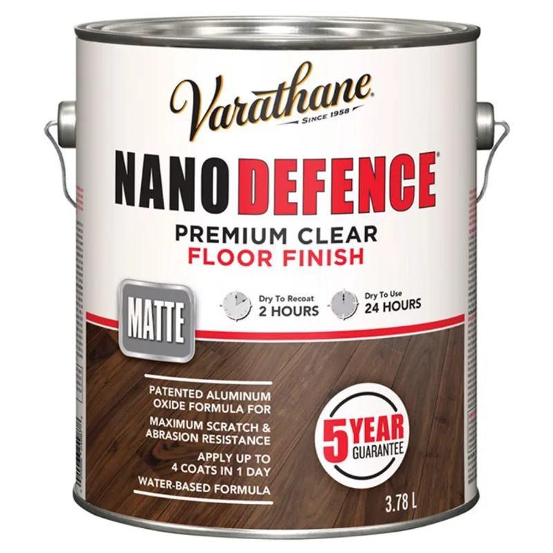 Varathane Nano Defence 3.78-L Water-Based Matte Clear Premium Floor Finish
