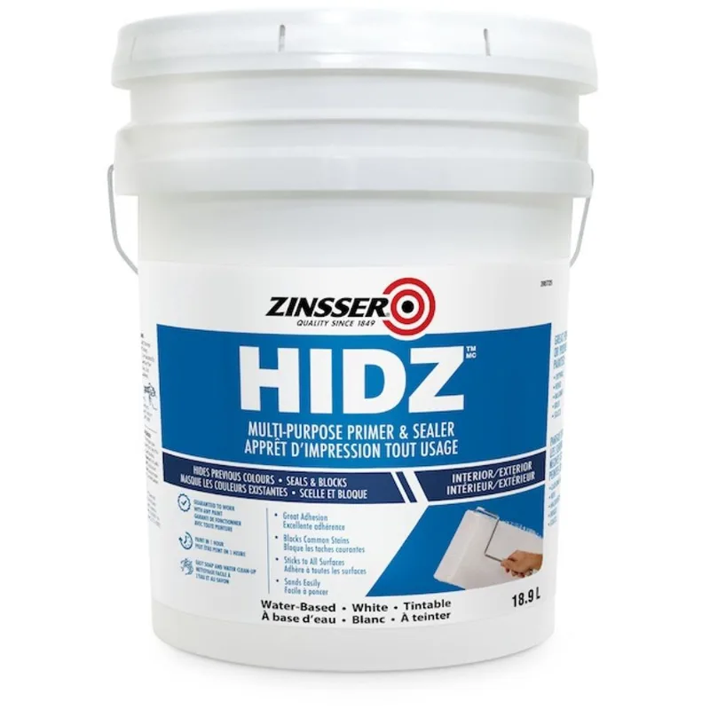 Zinsser Hidz 18.9 L. White Stain-Sealing Latex Primer Paint