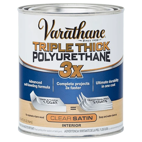 QT Triple Thick Polyurethane - Satin 3X / QT / CLEAR_SATIN