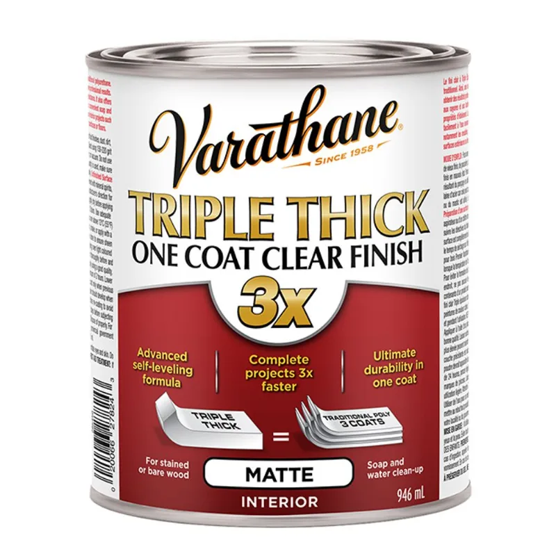 Interior Wood Varnish - Triple Thick - Matte - 946 mL