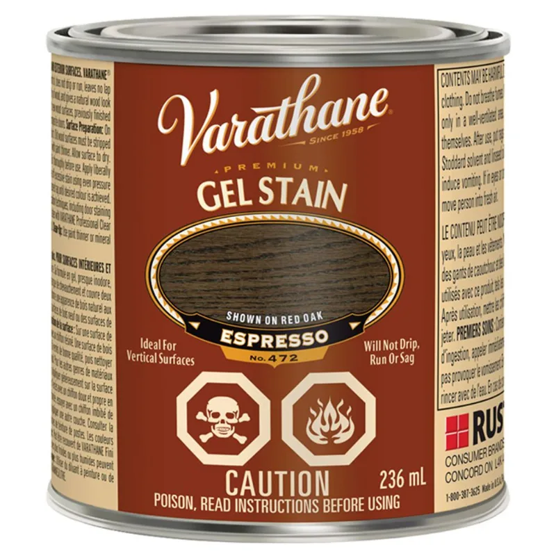 Varathane 236-ml Oil-Modified Espresso Interior Premium Gel Stain