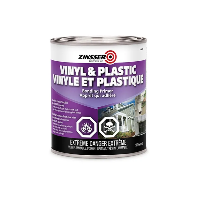 Zinsser Vinyl and Plastic Bonding Primer for Exterior - 916 ml