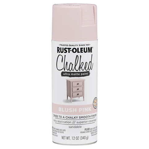 12 OZ Chalked Paint Ultra Matte Spray Paint - Blush Pink BUS_PINK / 12OZ