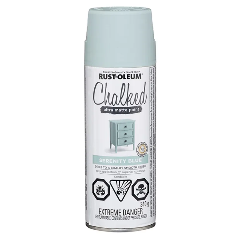 Rust-Oleum 340-g Serenity Blue Ultra-Matte Aerosol Chalked Paint