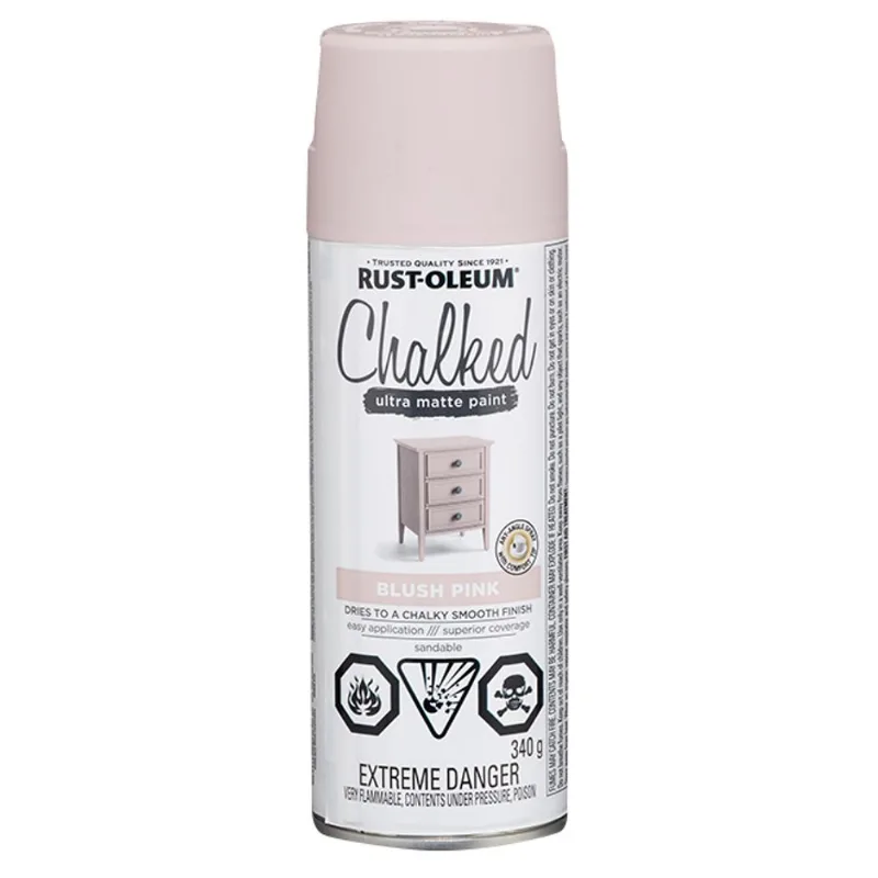 Rust-Oleum 340-g Blush Pink Ultra-Matte Aerosol Chalked Paint