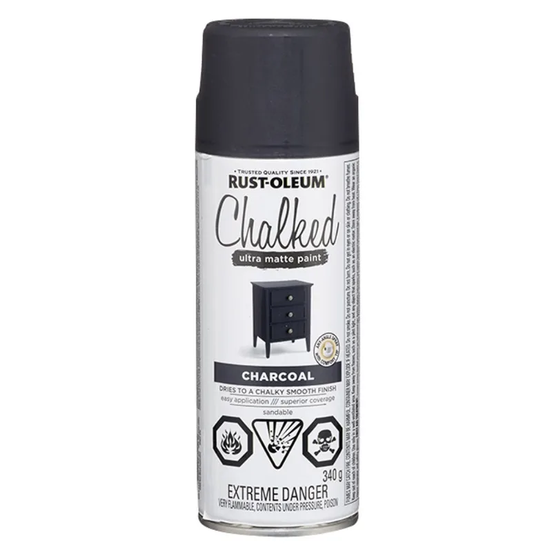 Rust-Oleum 340-g Charcoal Ultra-Matte Aerosol Chalked Paint
