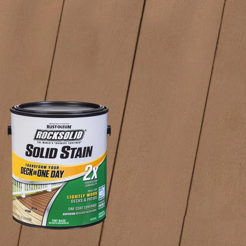 Base De Tinta Tingida Stain Rust-oleum Rocksolid 2x De 3,78 L (pacote Com 2)