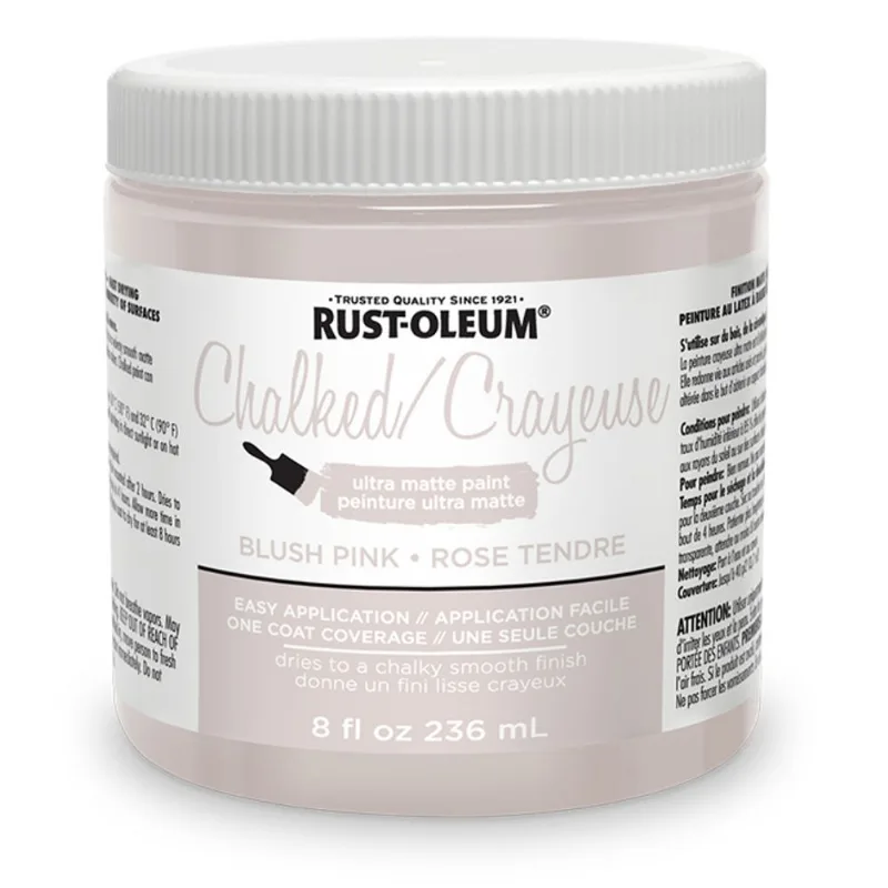 Rust-Oleum 236-ml Blush Pink Ultra-Matte Chalked Paint