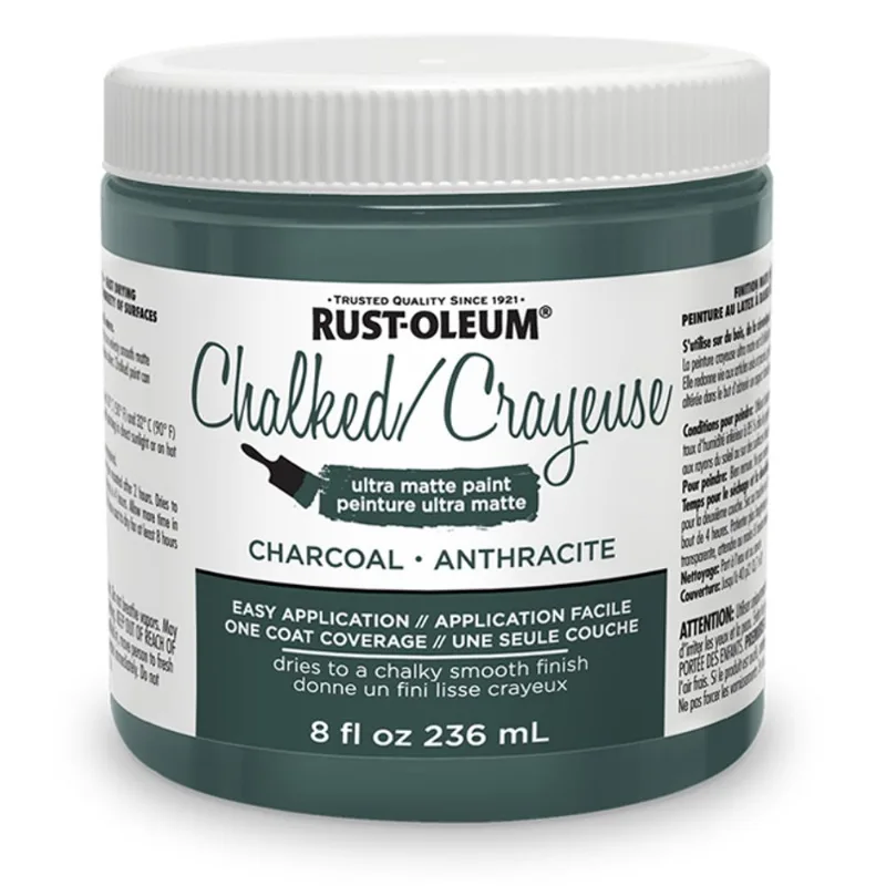 Rust-Oleum 236-ml Charcoal Ultra-Matte Chalked Paint