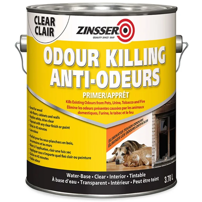 Zinsser Odour Killing Primer Water-Based for Interior - 3.78 L