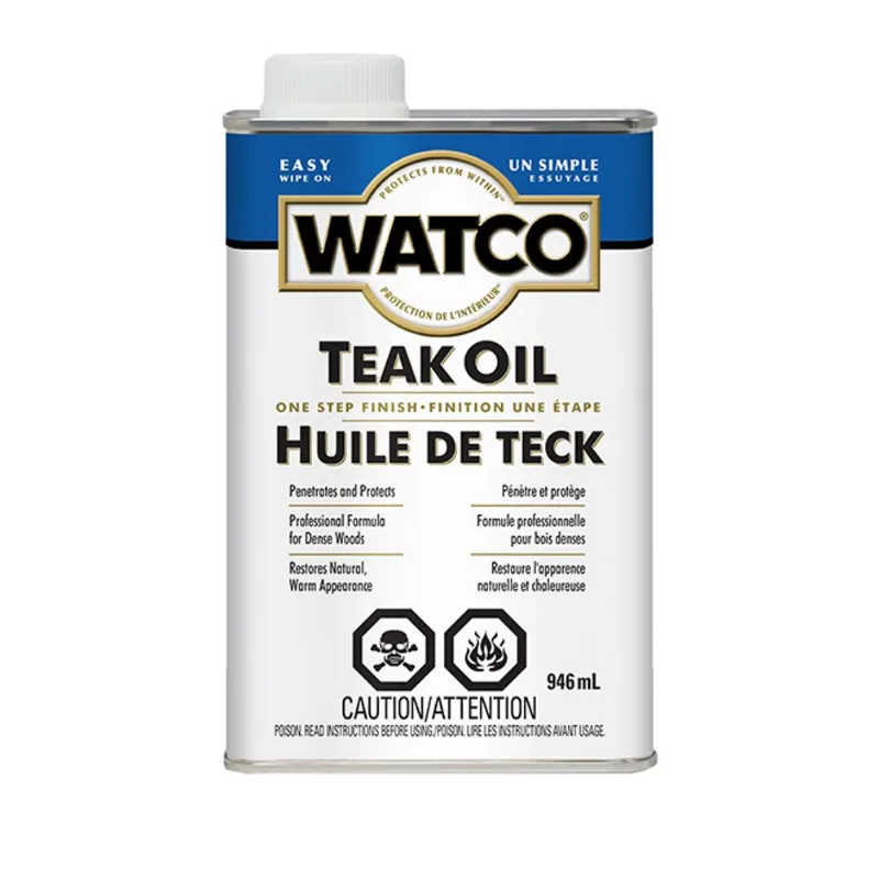 Watco Clear Teak Oil - Clear - 946 mL