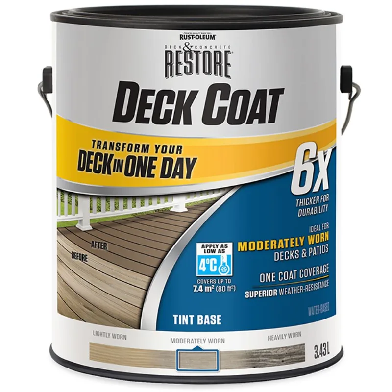 Rust-Oleum Tint Base - Deck Resurfacer 6X - 3.43 L